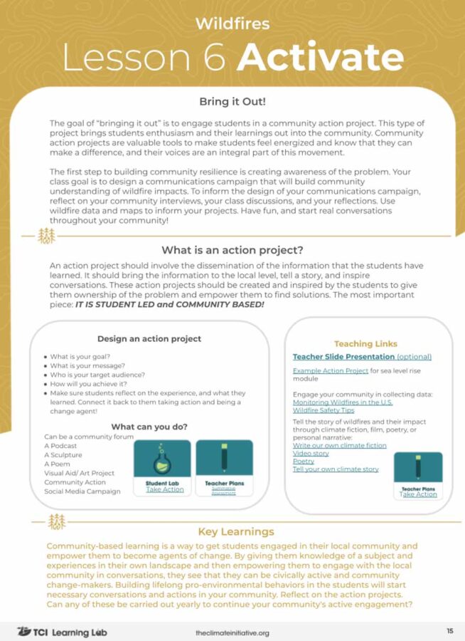 Wildfires Learning Lab Preview