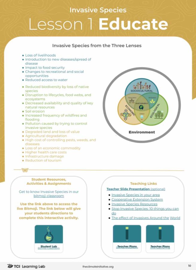 Invasive Species Learning Lab Preview