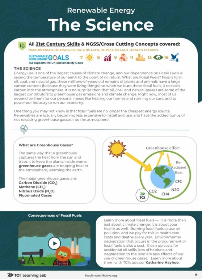 Renewable Energy Learning lab preview